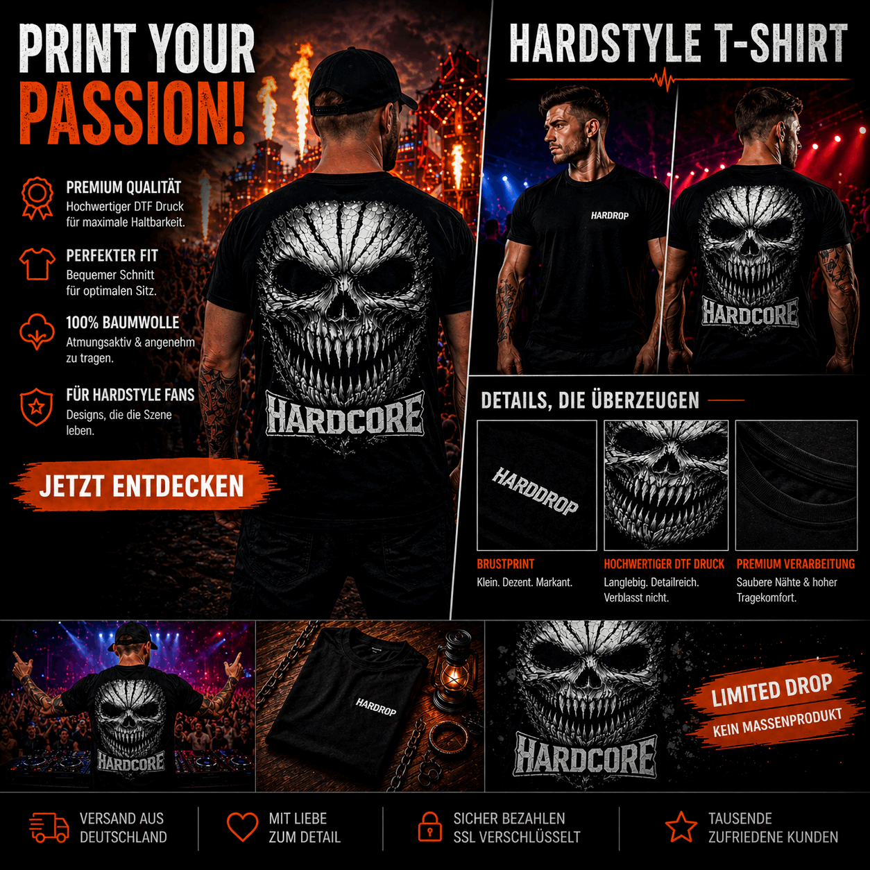 Hardcore Treeface - Hardcore T-Shirt