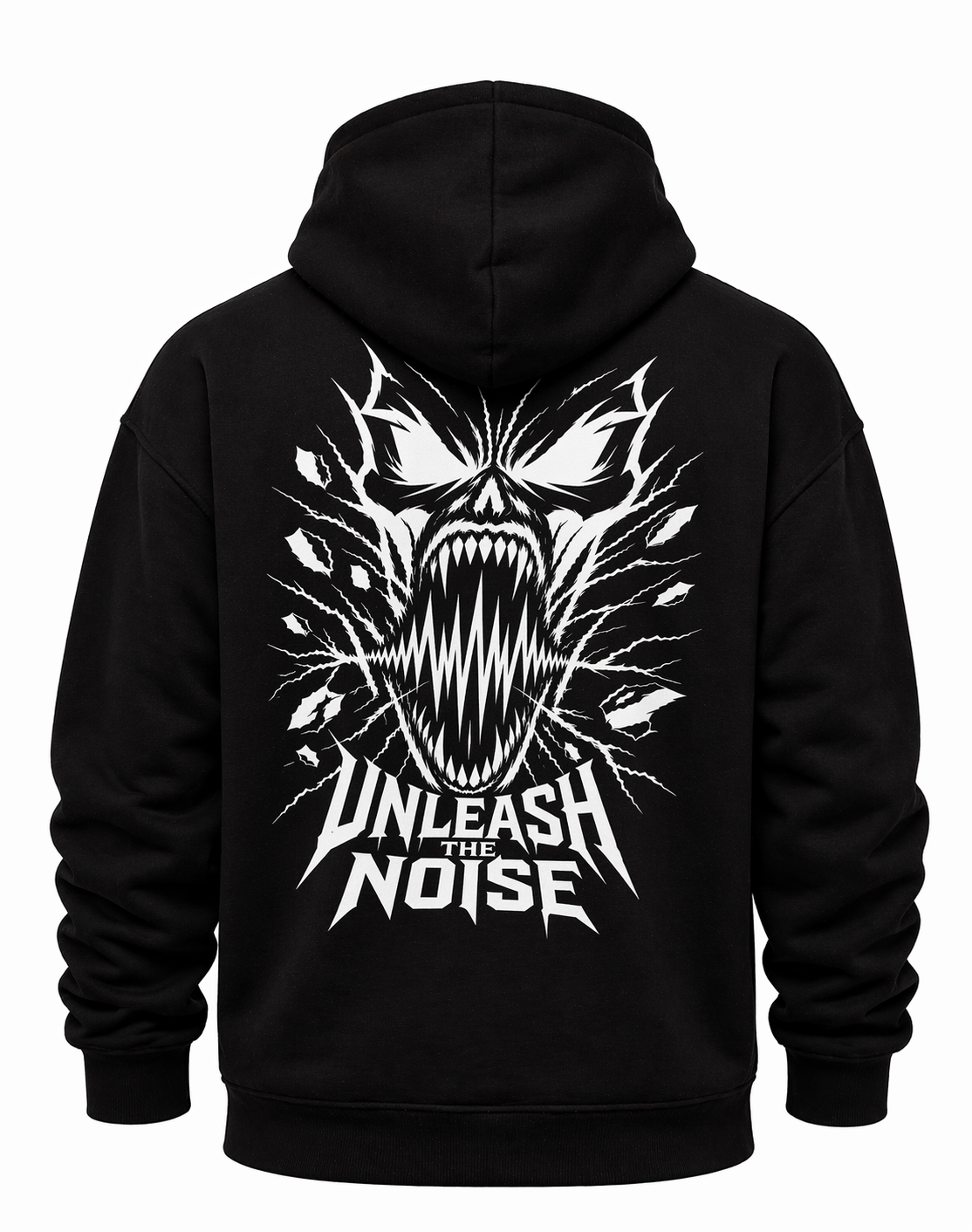 Harddrop „Unleash The Noise“ Hoodie – Hardcore Streetwear Backprint