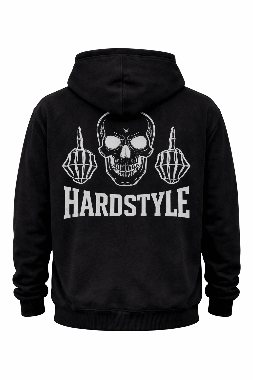 Hoody Hardstyle Skull Rücken