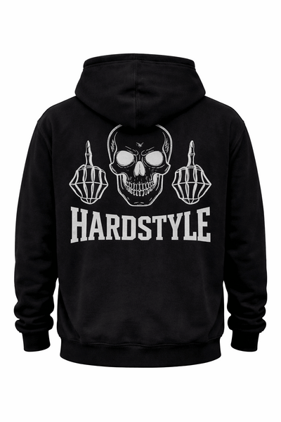 Hoody Hardstyle Skull Rücken
