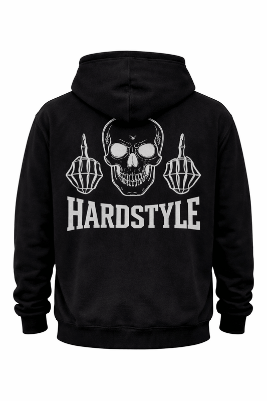 Hoody Hardstyle Skull Rücken