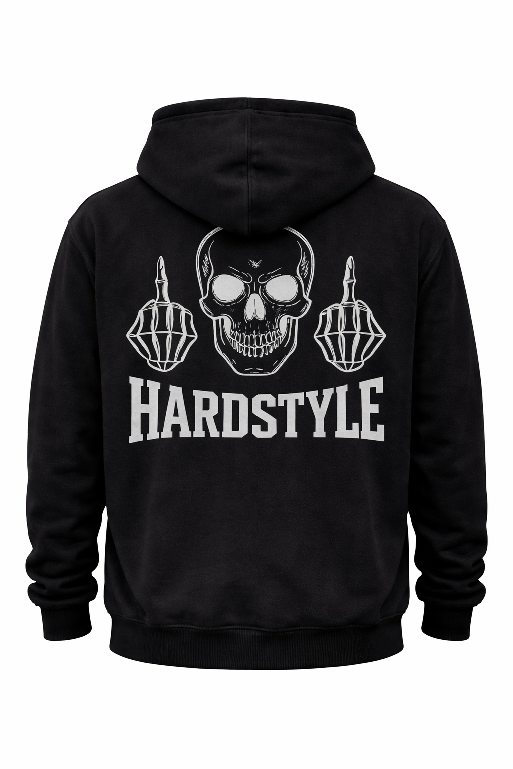 Hoody Hardstyle Skull Rücken