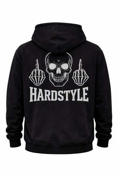 Hoody Hardstyle Skull Rücken