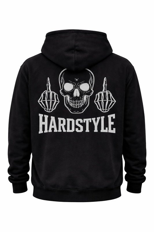 Hoody Hardstyle Skull Rücken