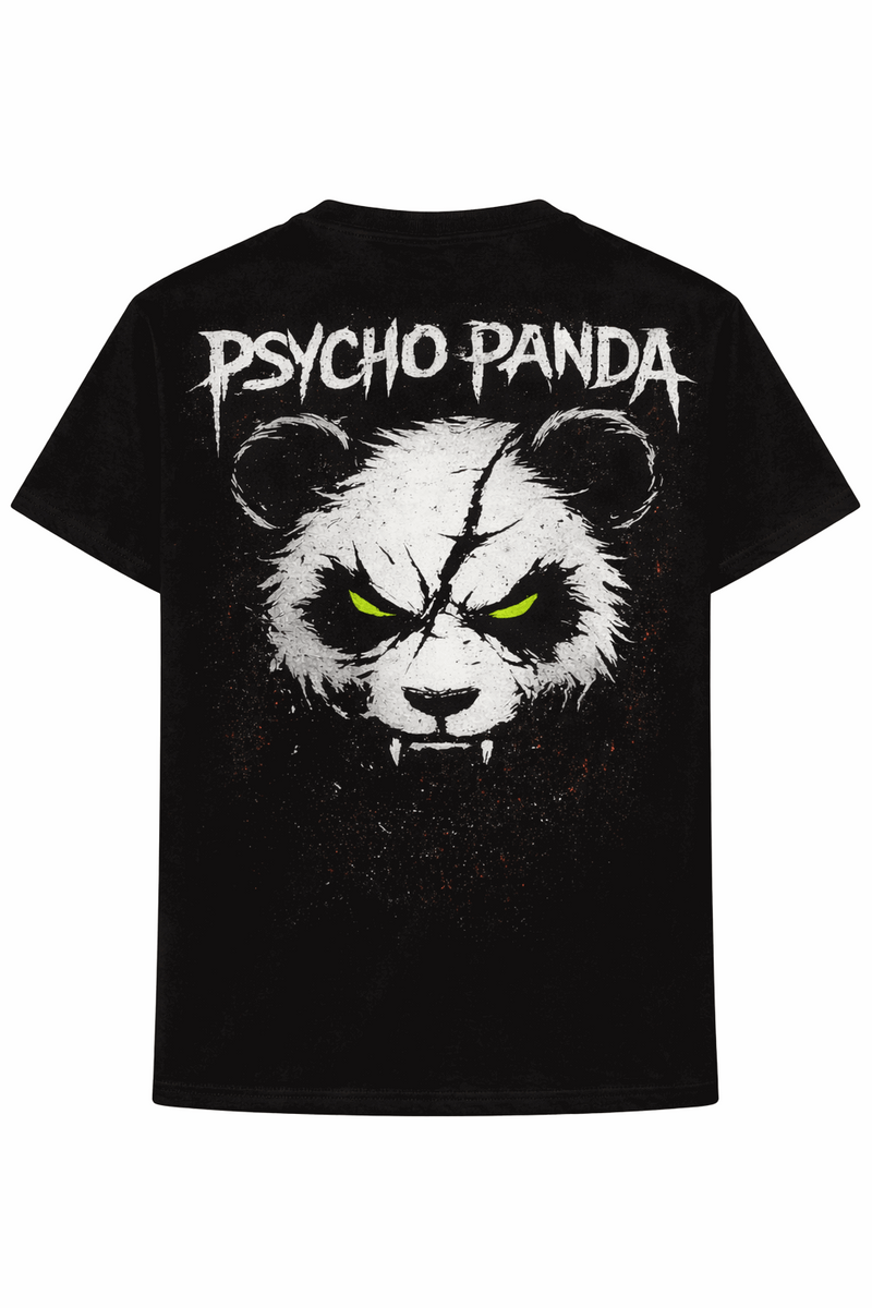 Psycho Panda – Backprint Hardcore / Hardstyle T-Shirt