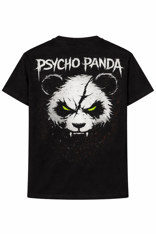 Psycho Panda – Backprint Hardcore / Hardstyle T-Shirt