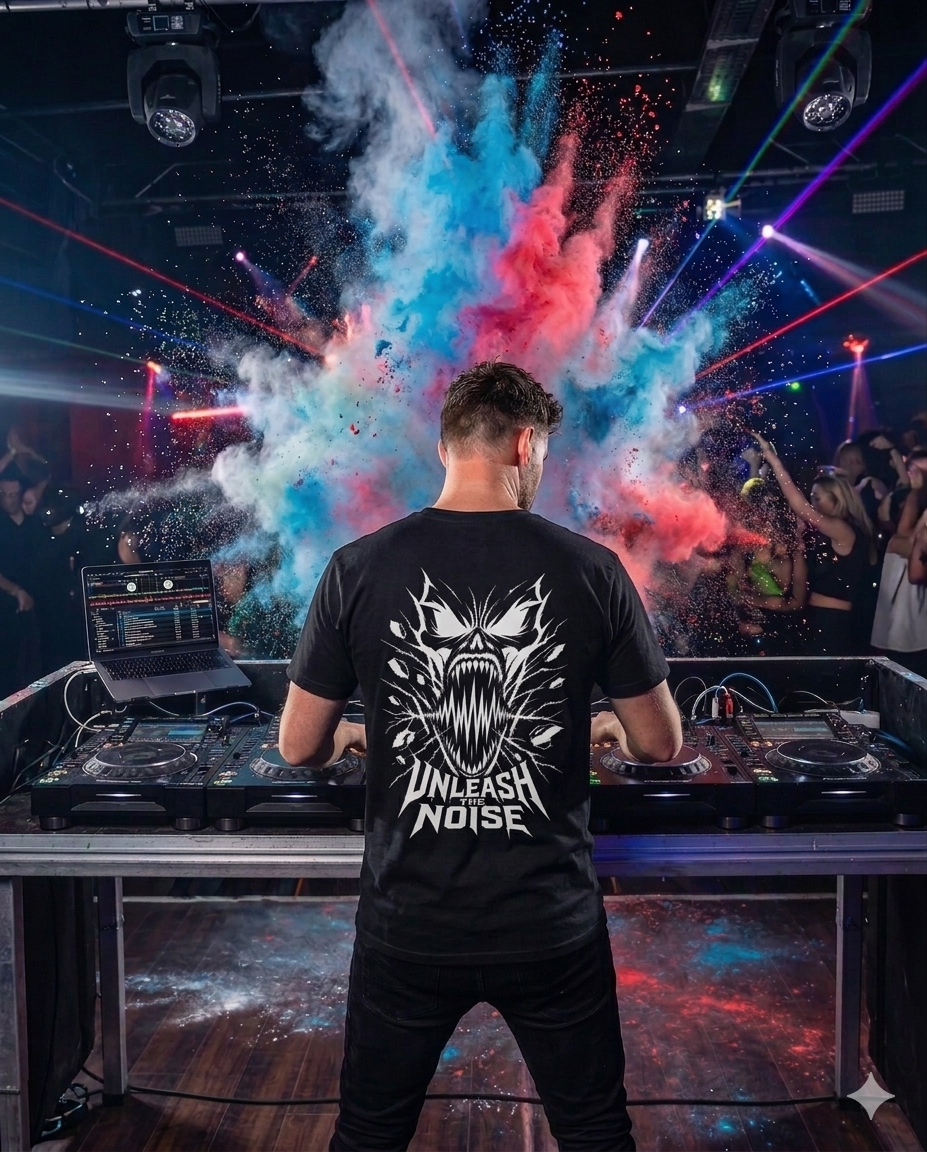 „Unleash The Noise“ T-Shirt– Hardcore Streetwear Backprint