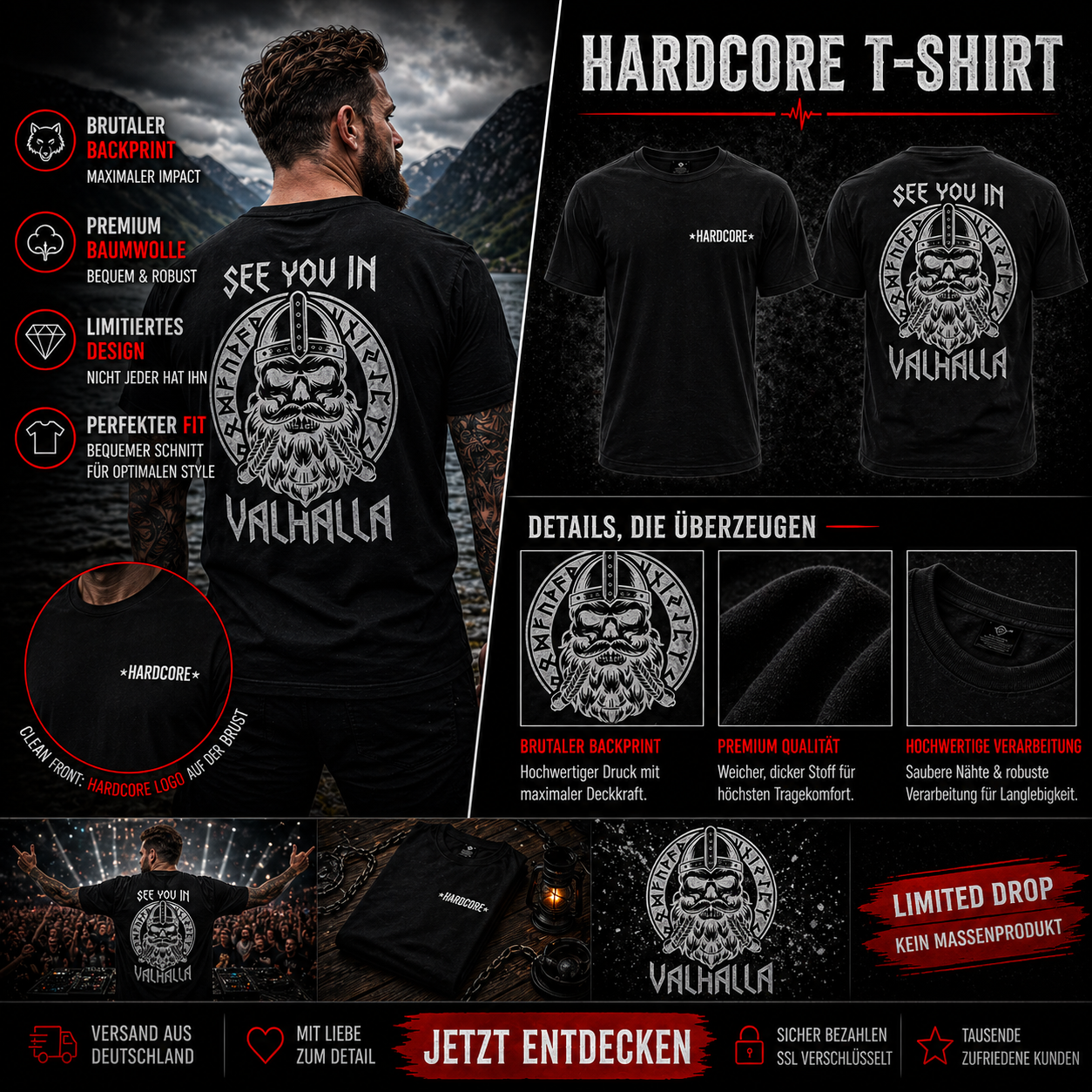See you in Valhalla T-Shirt