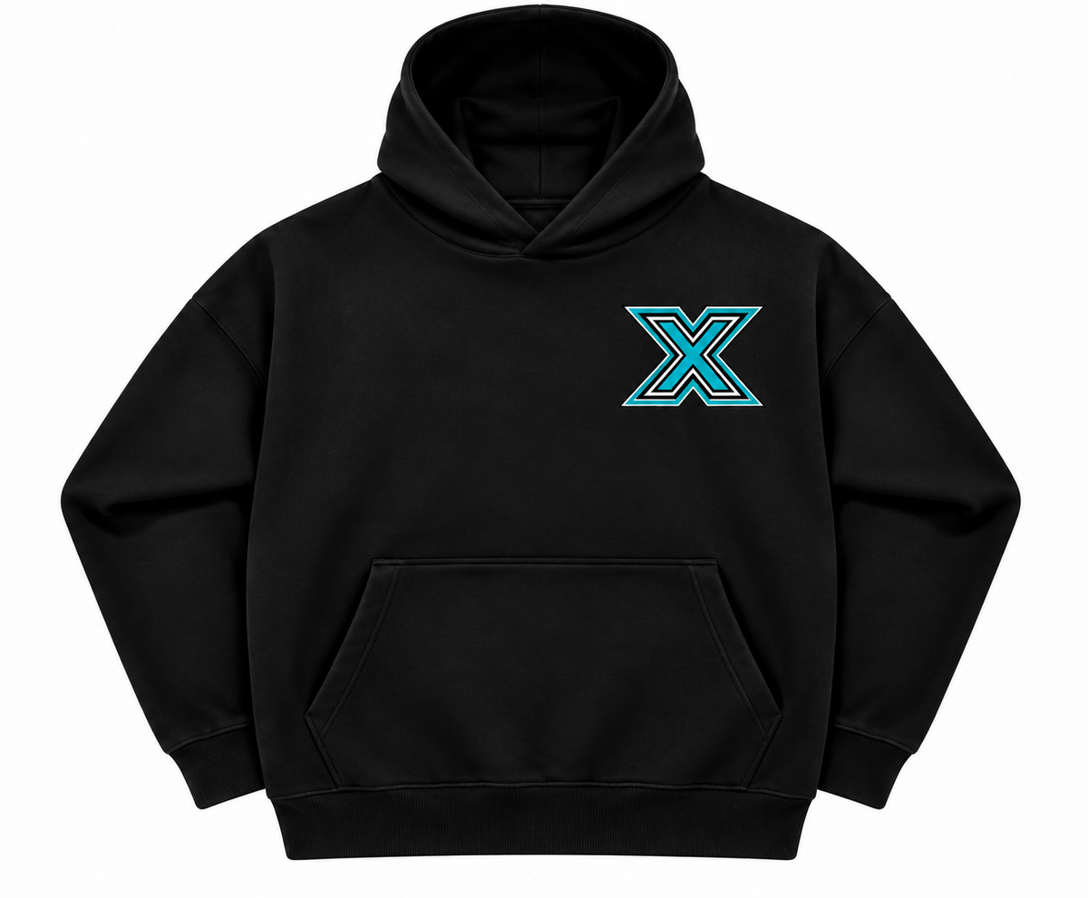 Cheer X-Cess Hoodie Schwarz – Vorderansicht