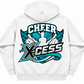 Cheer X-Cess Hoodie Weiß – Rückenansicht