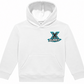 Cheer X-Cess Kinder-Hoodie Weiß – Vorderansicht mit Beispielname