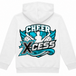 Cheer X-Cess Kinder-Hoodie Weiß – Rückenansicht