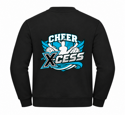 Cheer X-Cess Kinder-Sweatshirt – Schwarz – Rückseite