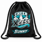 Cheer X-Cess Turnbeutel Black/Black mit Beispielnamen Sunny