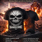 Schwarzes T-Shirt mit Horror Treeface Motiv – Hardcore Streetwear DTF-Druck für Festivals, Raves und Clubs | Laserhandmade