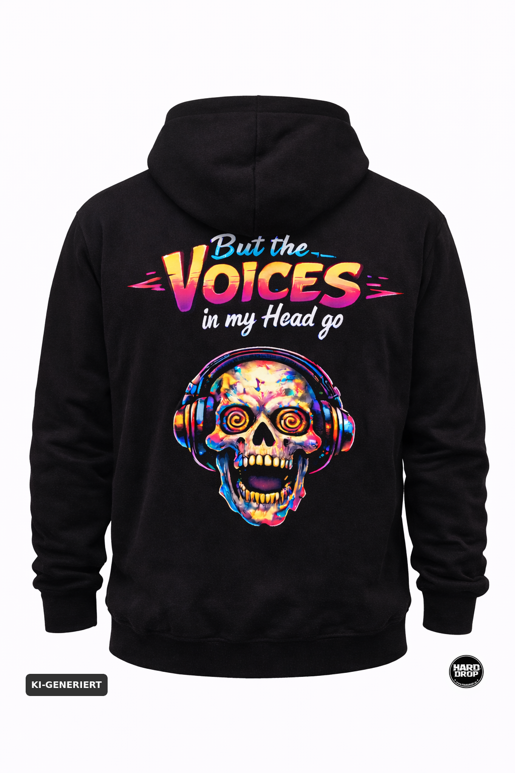 But the voices in my head - Techno T-Shirt – Produktbild