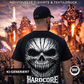 HARDDROP Hardcore Treeface T-Shirt mit Horror Backprint – Hardcore Streetwear