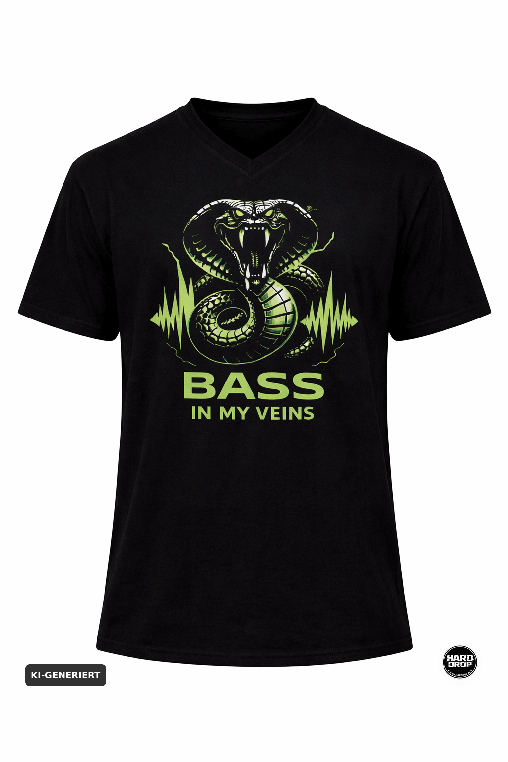 Bass im my Veins Techno T-Shirt