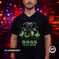 Schwarzes T-Shirt mit Cobra Motiv "Bass in my Veins" – Techno und Rave Streetwear DTF-Druck für Festivals | Laserhandmade