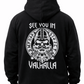 HARDDROP See You in Valhalla Zip Hoodie – Viking Streetwear Produktansicht