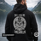 HARDDROP See You in Valhalla Zip Hoodie mit Viking Backprint – Valhalla Streetwear