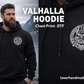 HARDDROP See You in Valhalla Zip Hoodie mit Viking Backprint – Valhalla Streetwear