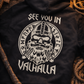 HARDDROP See You in Valhalla Zip Hoodie mit Viking Backprint – Valhalla Streetwear
