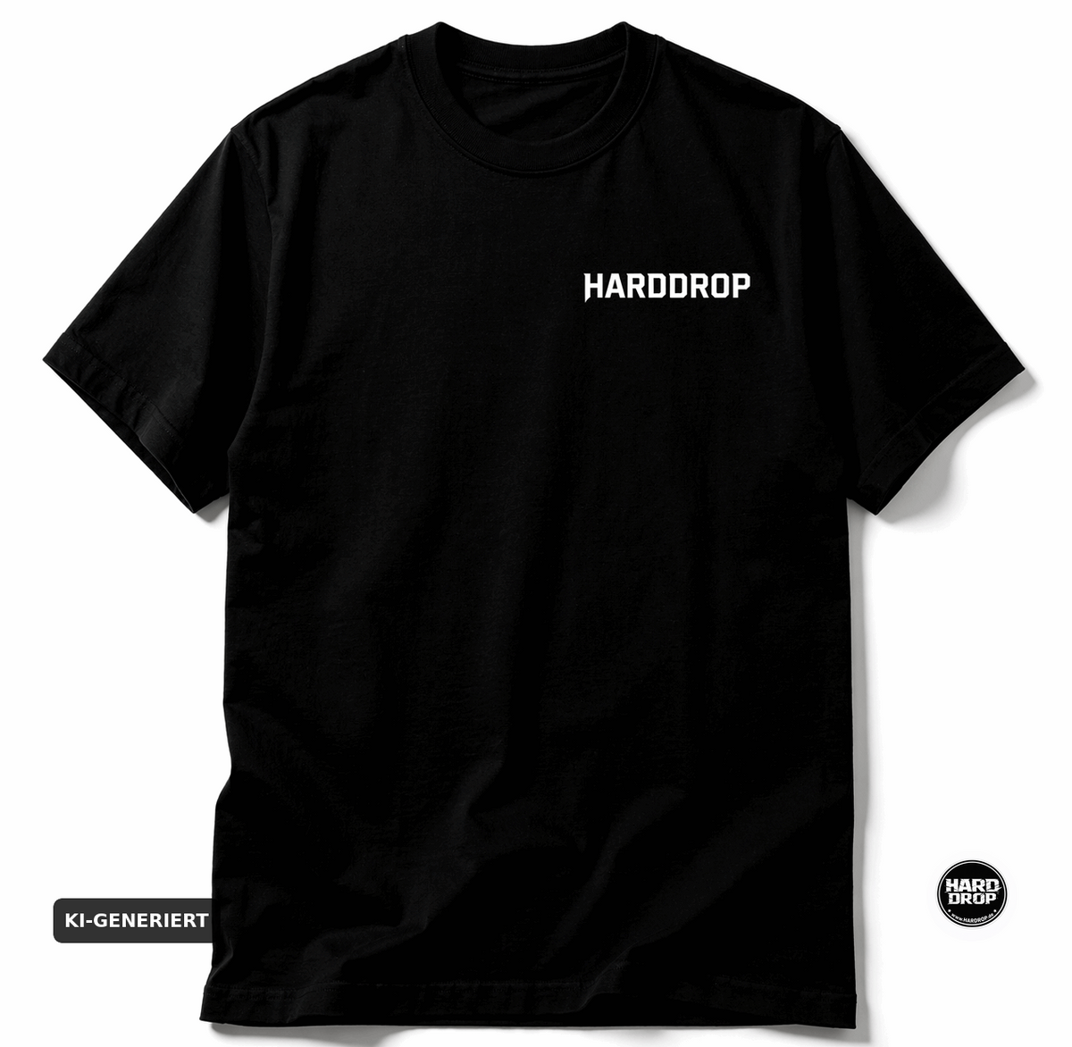 HARDDROP Hardstyle Skull T-Shirt – Hardstyle Streetwear Produktansicht