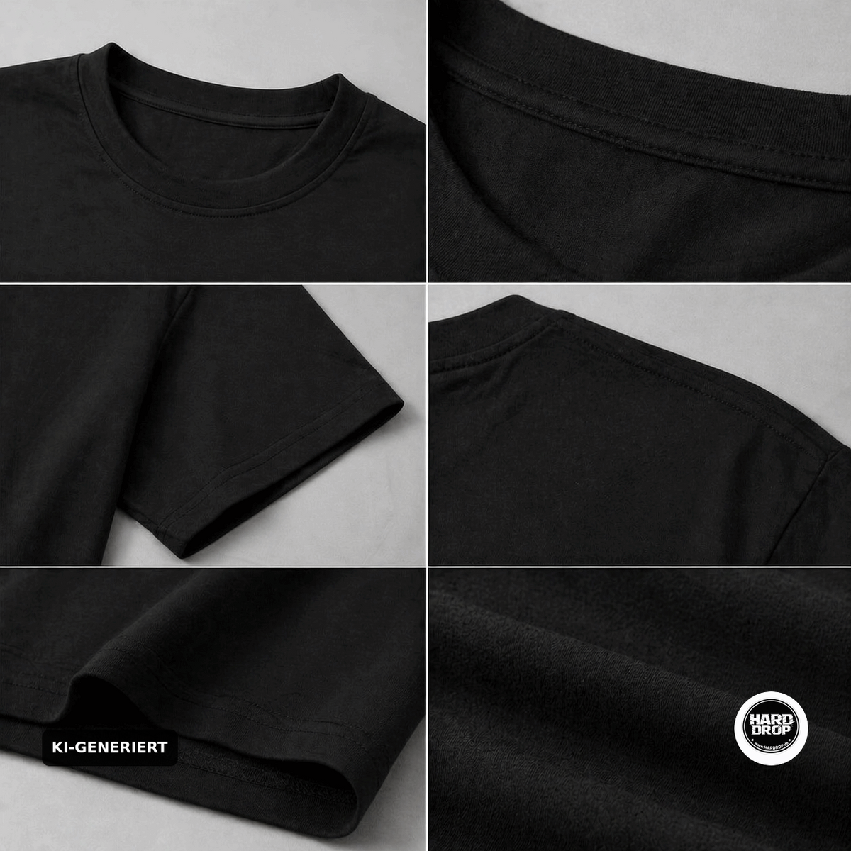 HARDDROP Hardstyle Skull T-Shirt – Hardstyle Festival Streetwear Produktansicht