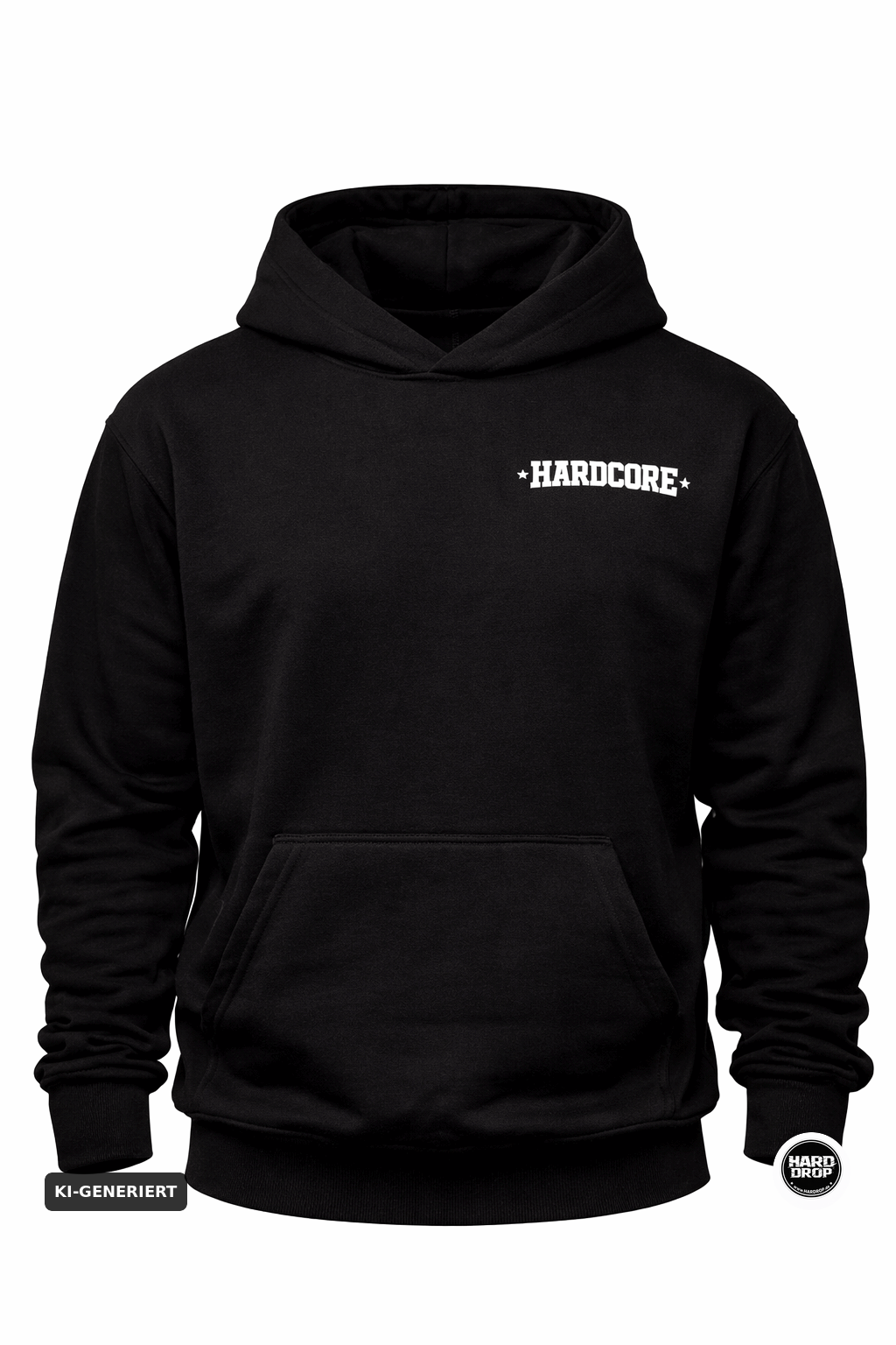 HARDDROP Hardcore Treeface Hoodie – Hardcore Streetwear Produktansicht