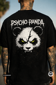 Psycho Panda – Backprint Hardcore / Hardstyle T-Shirt