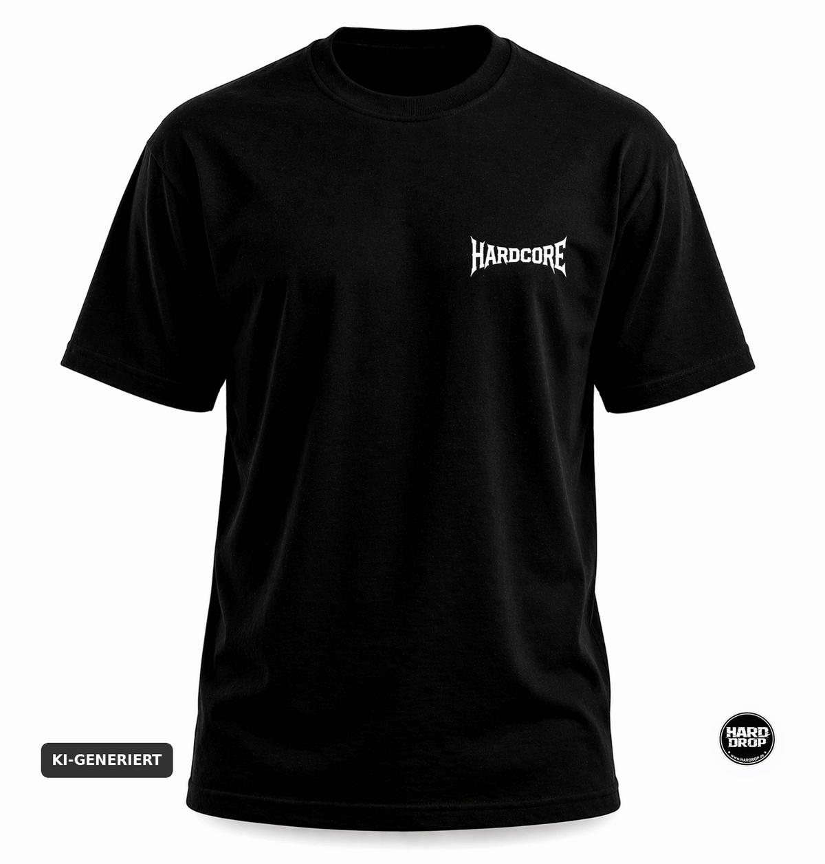HARDDROP Unleash The Noise T-Shirt – Hardcore Festival Streetwear Produktansicht