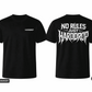 HARDDROP No Rules Just HARDDROP T-Shirt – Festival Streetwear Produktansicht