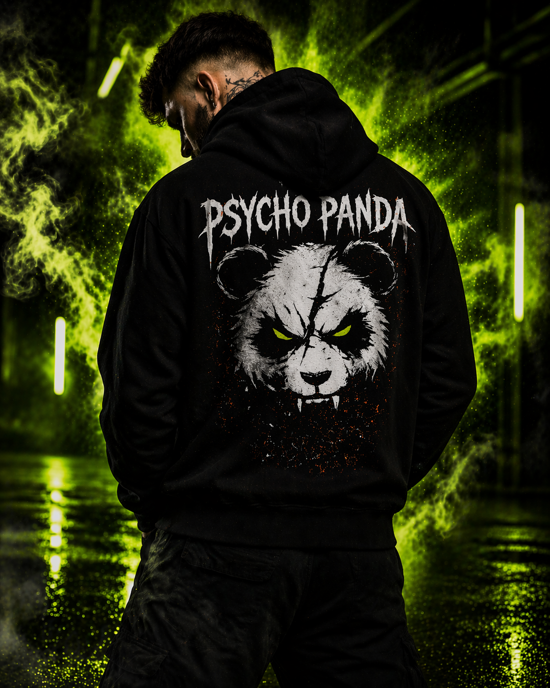 PSYCHO PANDA Hoodie – Harddrop Streetwear
